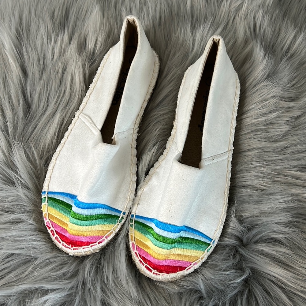 EUC Epicstep Rainbow Espadrille Steps sz 1